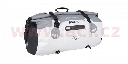 vodotěsný vak Aqua T-50 Roll Bag, OXFORD (šedý/bílý, objem 50 l)